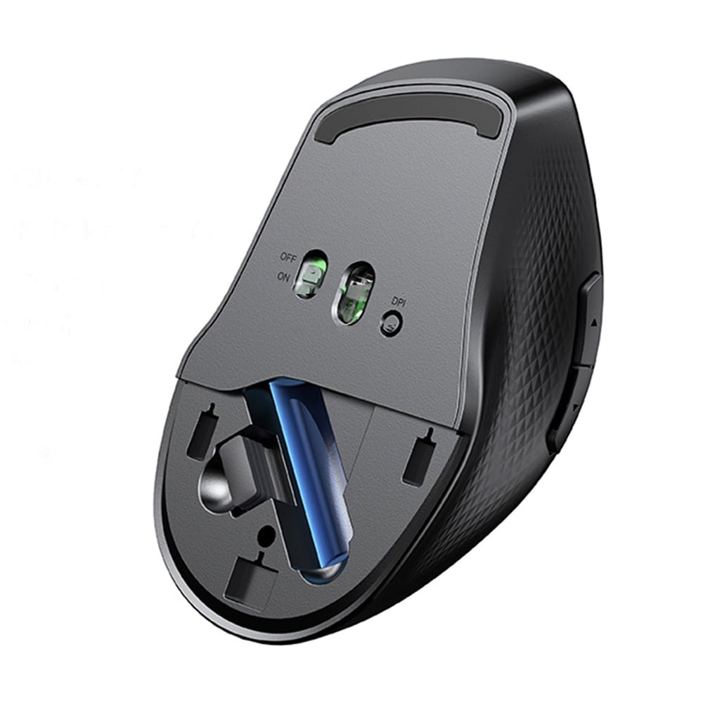 Ugreen Ergonomisk trådløs mus Bluetooth - Blå