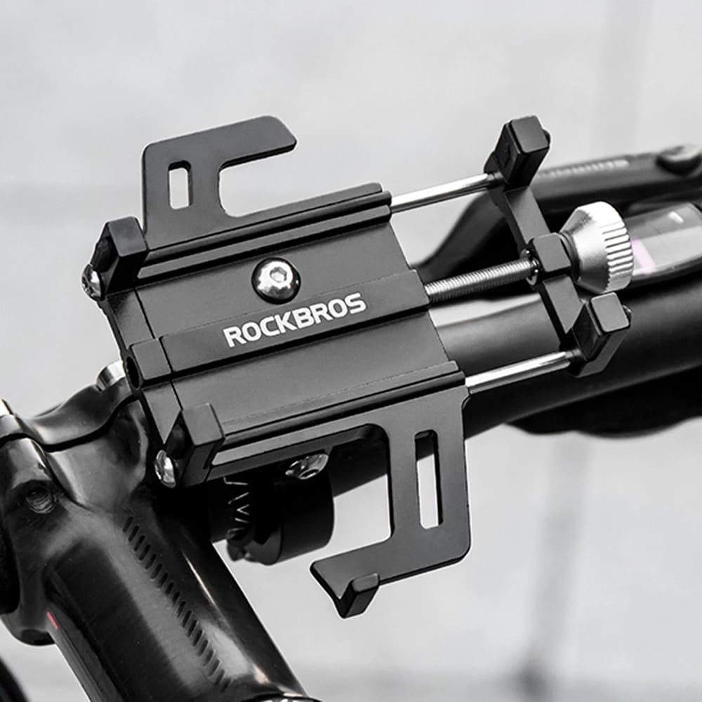 Rockbros Mobiltelefonholder til cykel - Sort