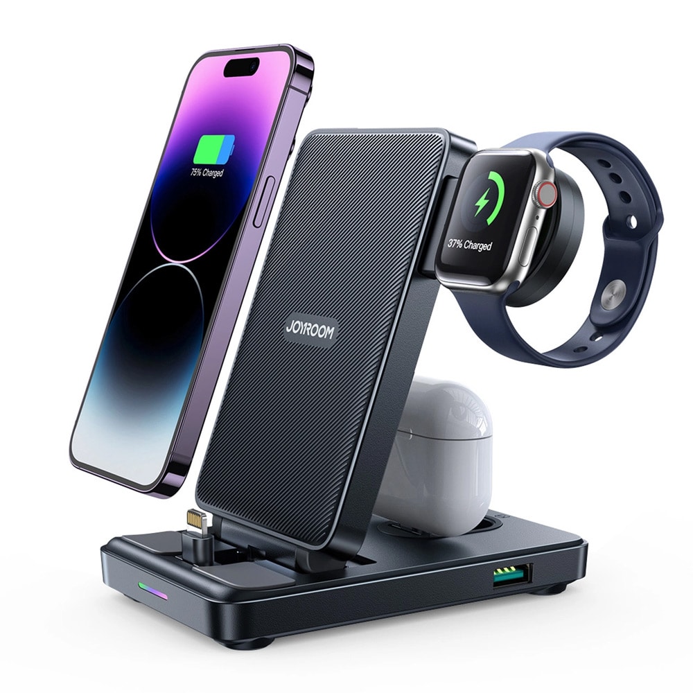 Joyroom 4-i-1 opladningsstation til iPhone, AirPods og Apple Watch