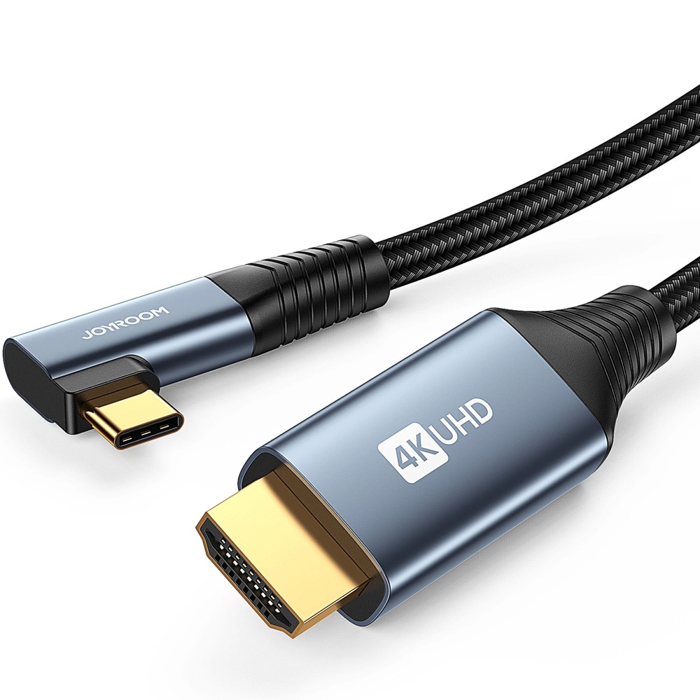 Joyroom HDMI-kabel HDMI til vinklet USB-C 4K 60Hz 2m