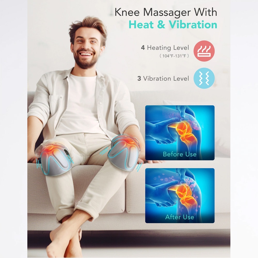 SKG Massageapparat til knæ, skulder eller albue - Grå