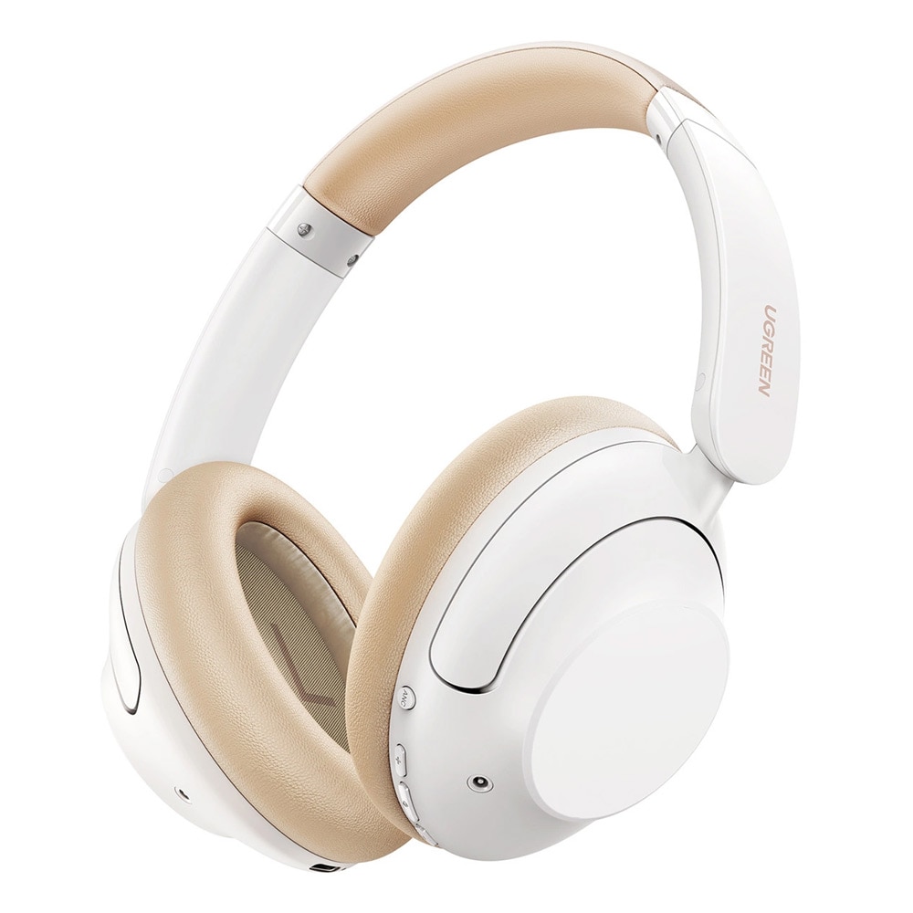 Ugreen HiTune Max5 On-Ear-hovedtelefoner med hybrid ANC - Hvid