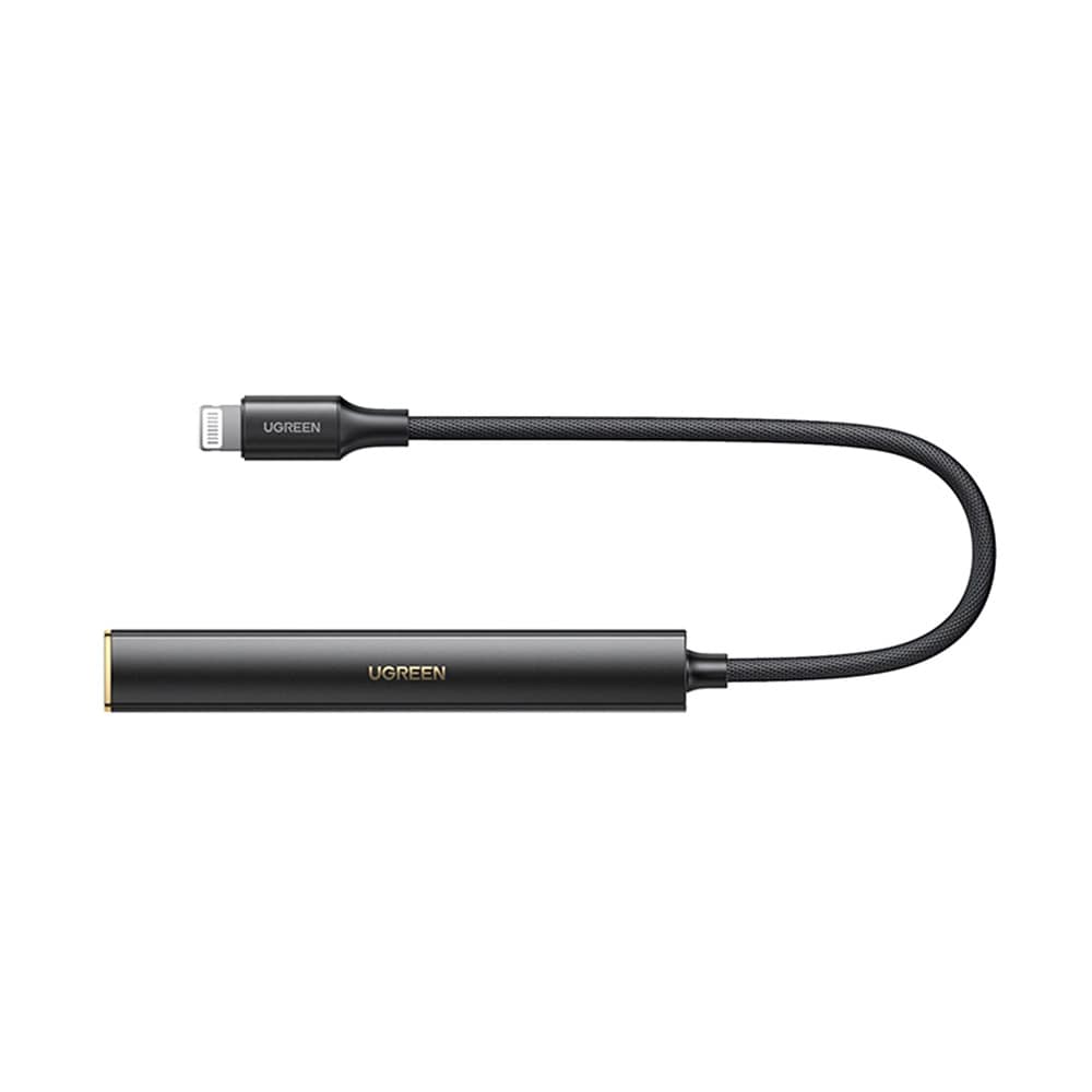 Ugreen DAC Audio Adapter USB-C han til 3,5 mm hun - Sort