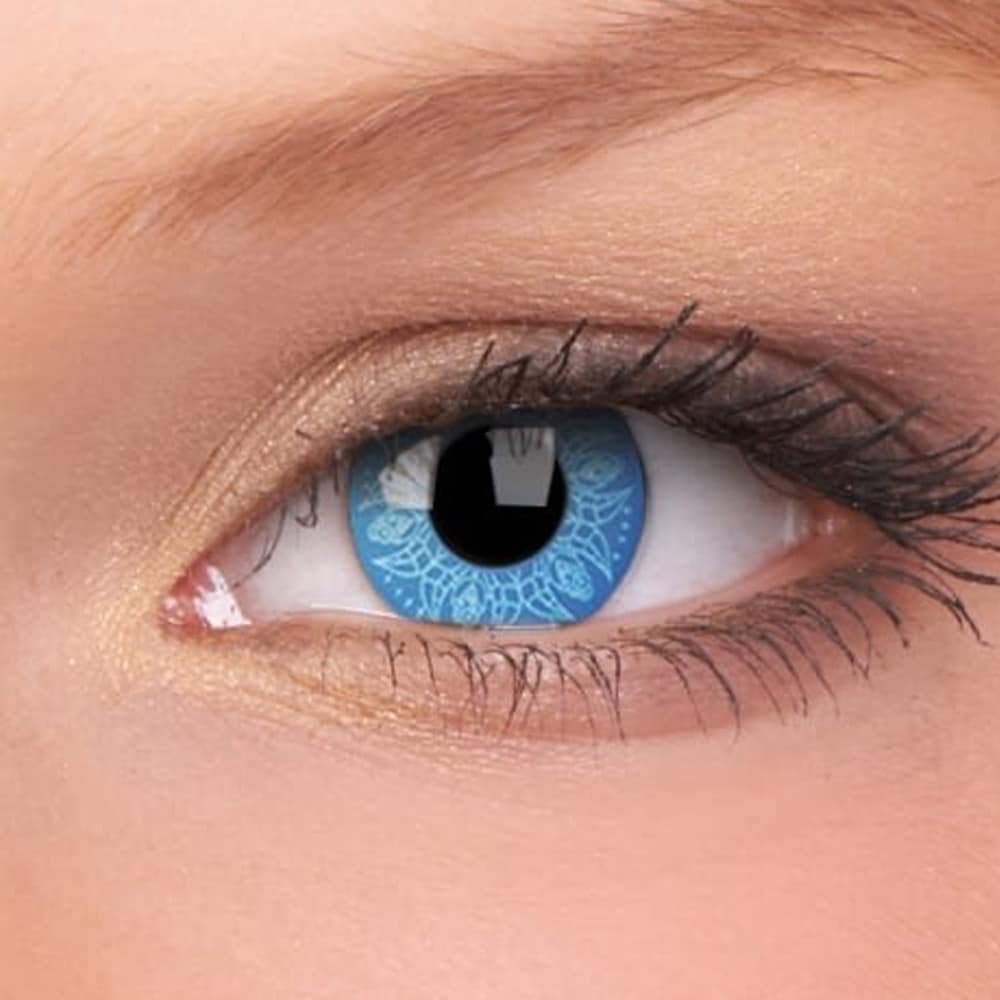 Farvede linser Crazy Lens - Blue Artist