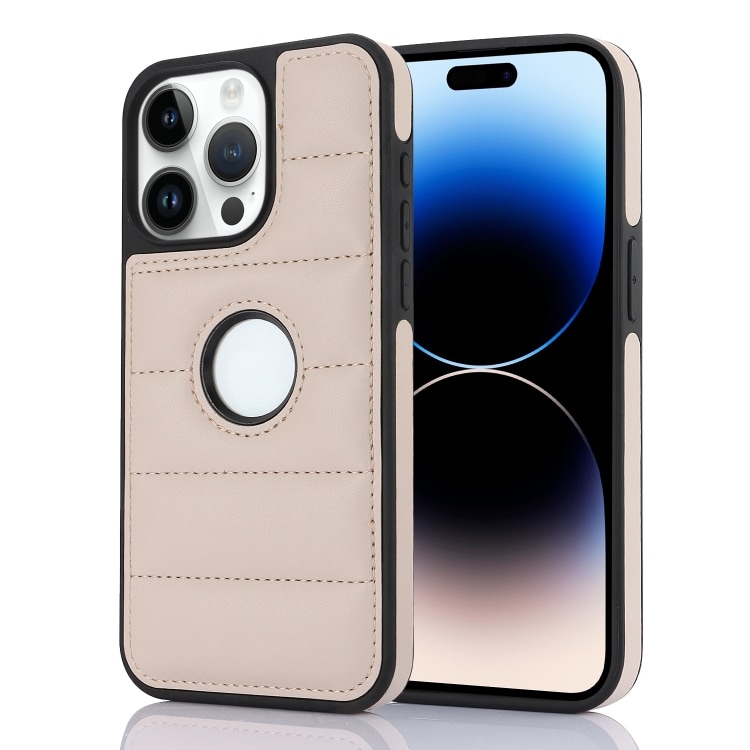 Bagcover til iPhone 14 Pro Max - Sort/Aprikos