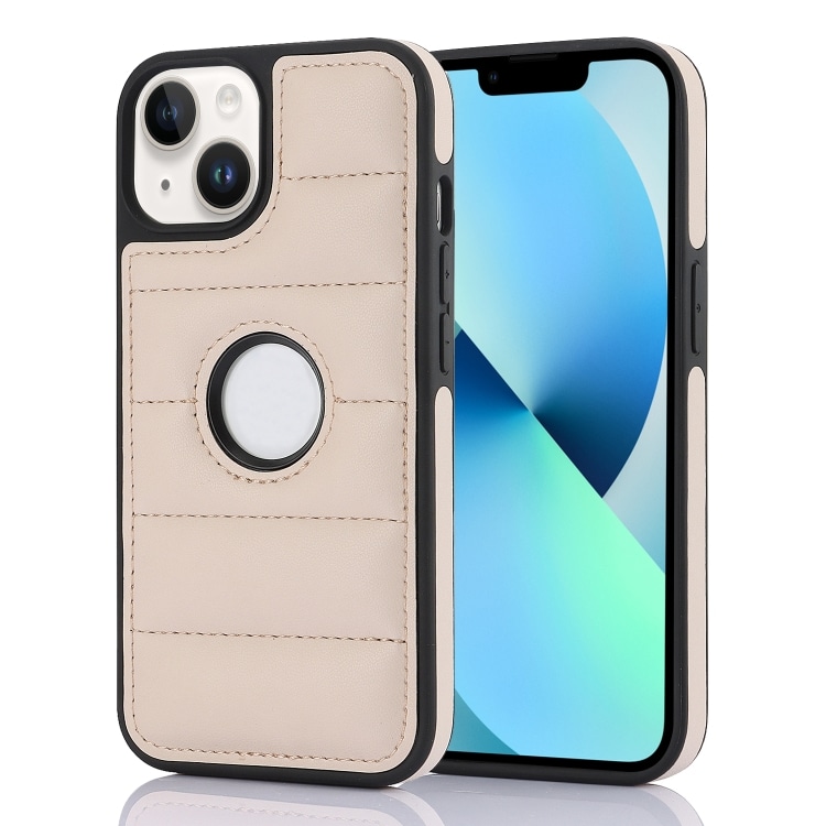 Bagcover til iPhone 13 - Sort/Aprikos