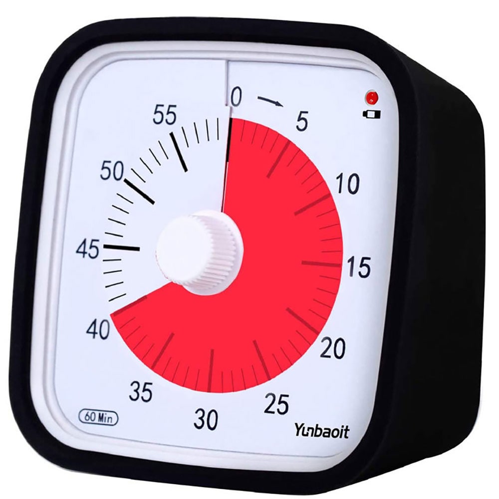 60-Minutters Analog Timer med Tydeligt Visuelt Display: Ideel til Køkkent
