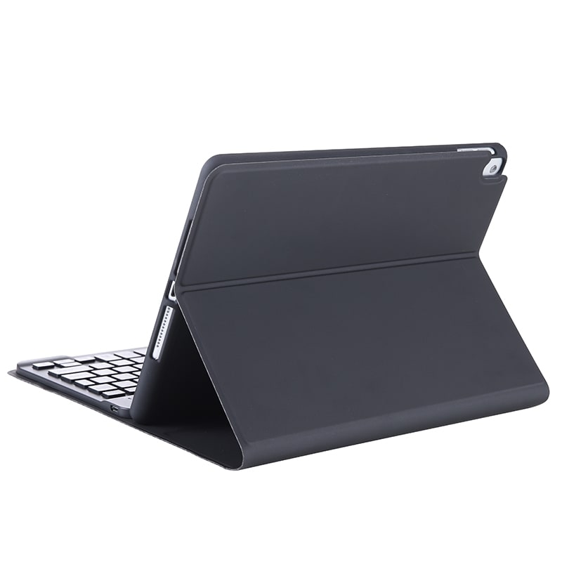 Tastaturetui med stativ til iPad 9.7 / iPad Pro 9.7 / iPad Air 2 / Air (2018 & 2017) - Sort