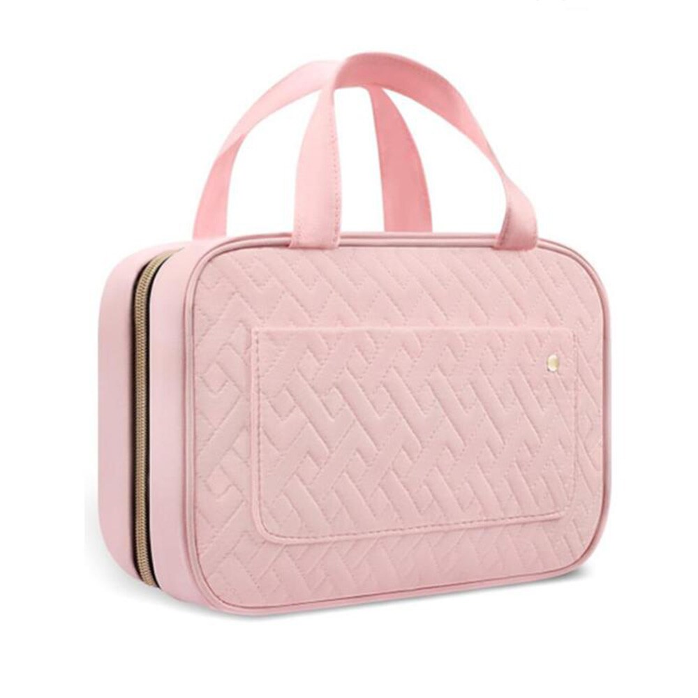 Rejse-makeuptaske med stor kapacitet - Pink
