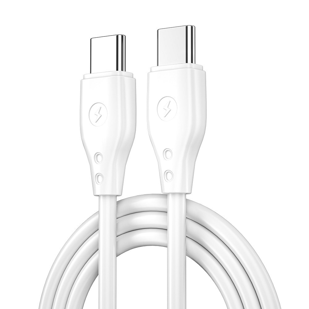 WIWU USB-C-kabel 67W USB-C til USB-C - hvid