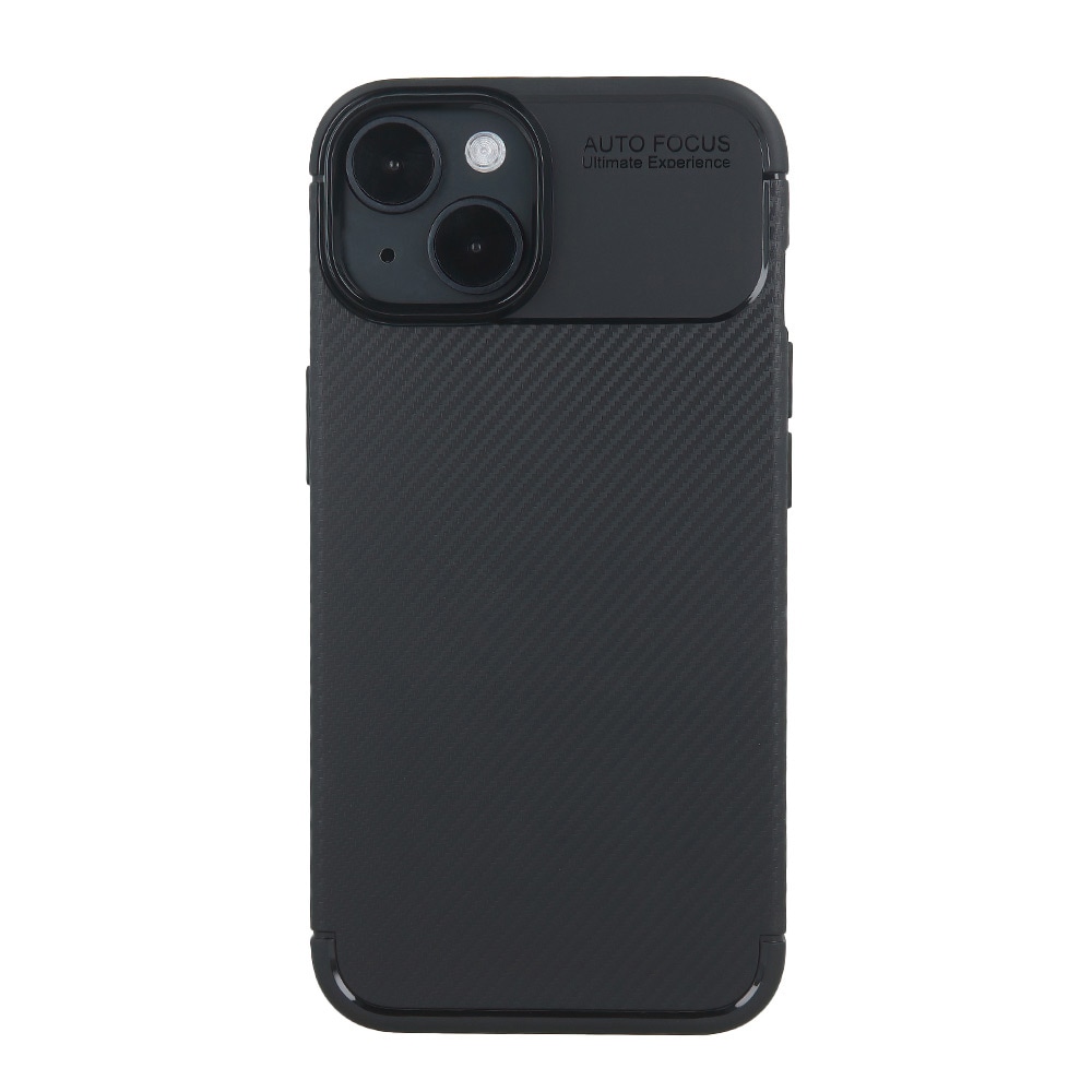 Sort bagcover til Samsung Galaxy S22 - Carbon Fibre