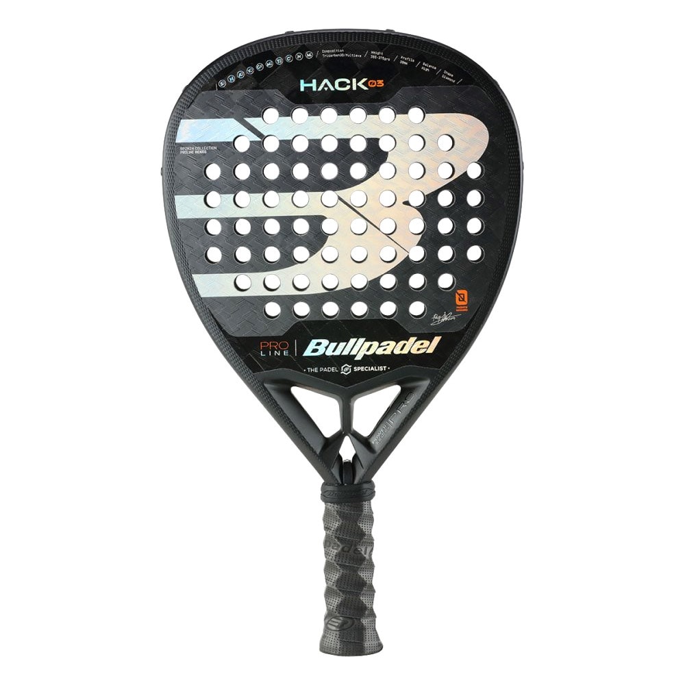 Bullpadel Hack 03 2024 - Diamantformet padel tennis bat til avancerede spillere