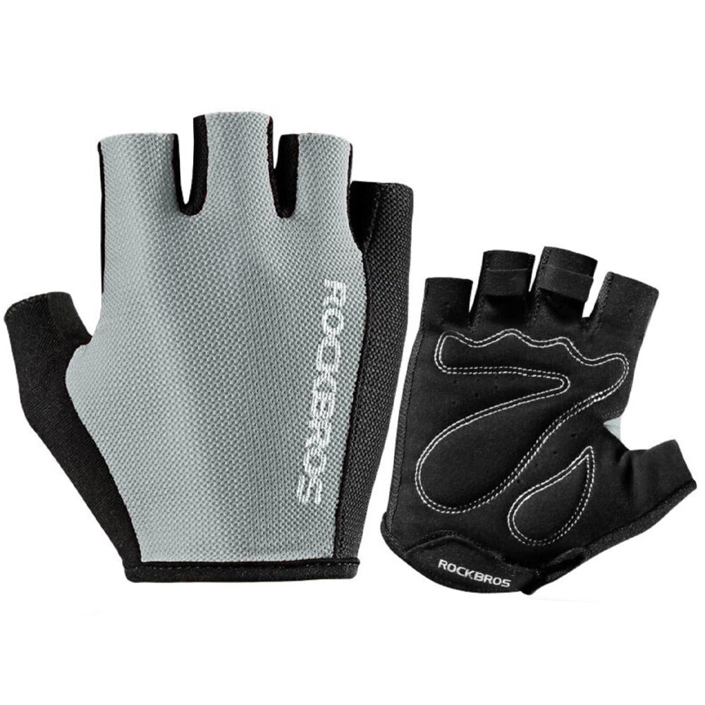 Rockbros cykelhandsker L - grå