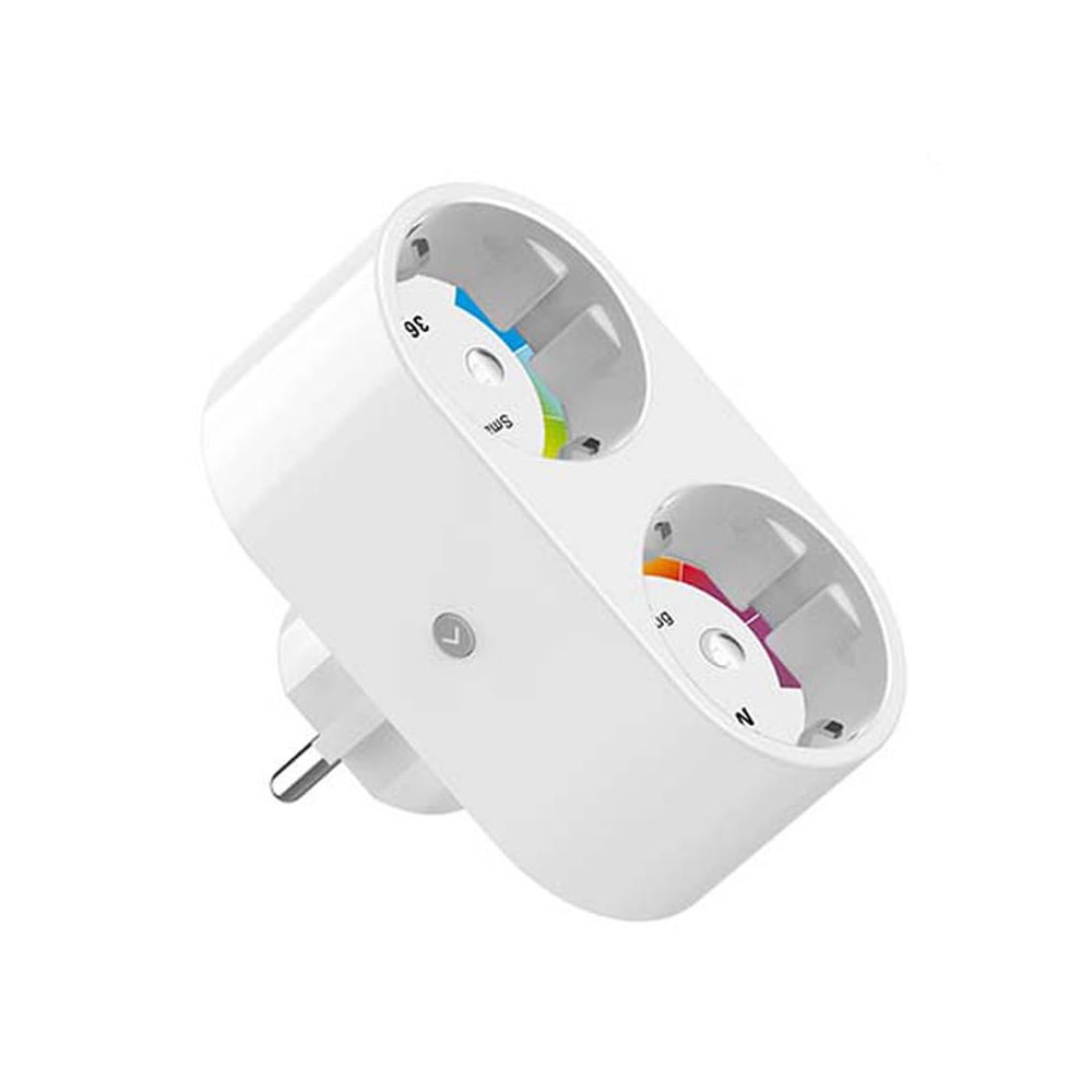 Gosund Wifi Smart Plug med 2 stikkontakter - Smart socket Tuya-kompatibel