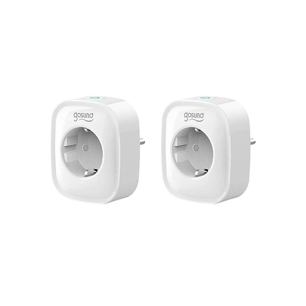 Gosund Wifi Smart Plug 16A Tuya-kompatibel 2-pak