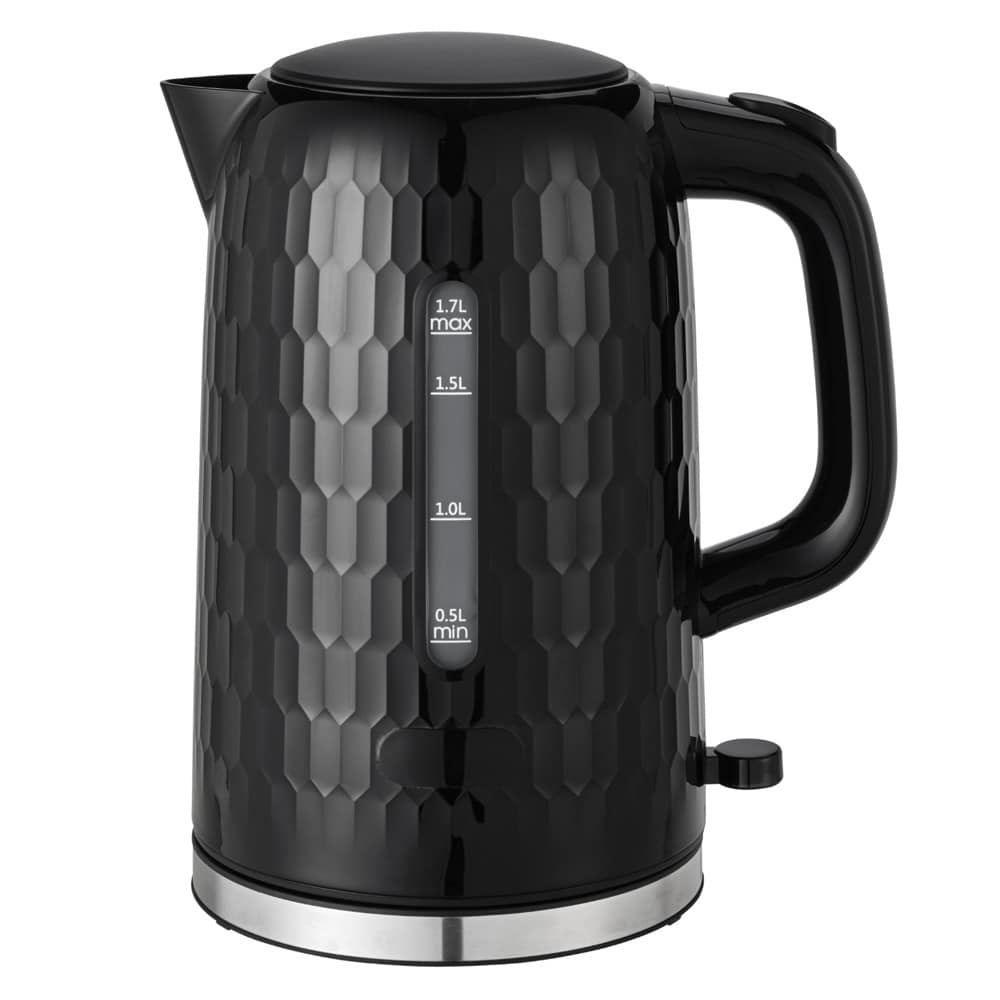 Kedel 1,7L 2200W med automatisk slukning - sort