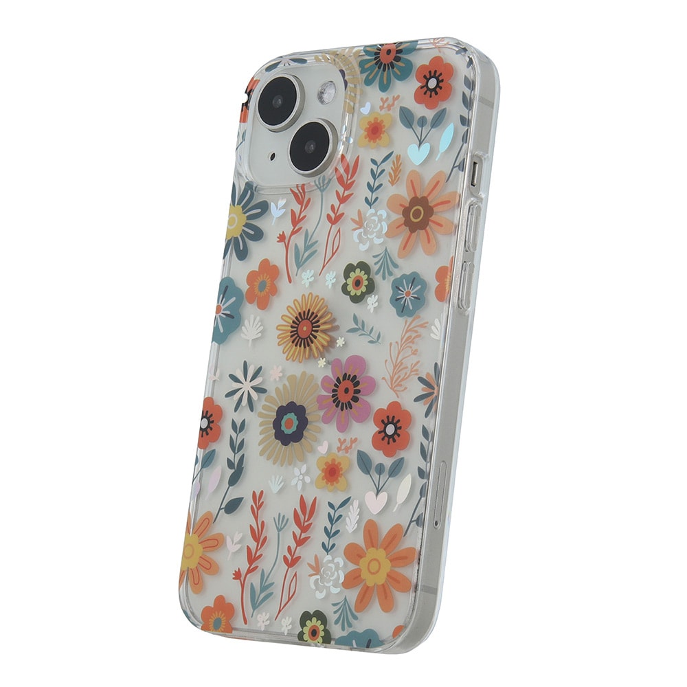 Blomstret bagcover til Samsung Galaxy S23