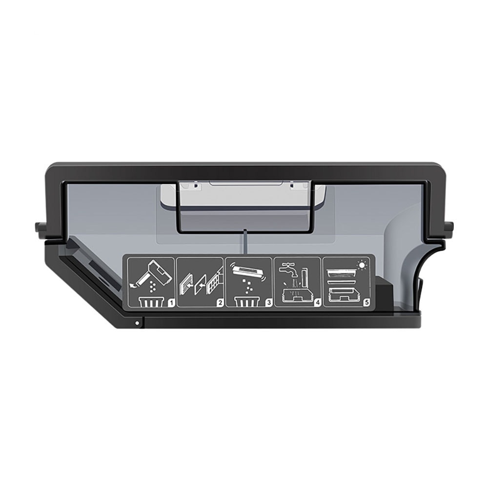 Affaldsspand til Ecovacs X1 / T10 Omni Turbo - Sort