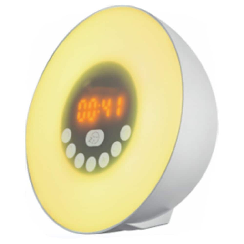 Basic wake-up light med Bluetooth-højttaler og clockradio
