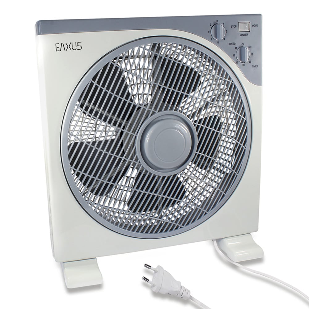 Eaxus bordventilator med timer og 3 hastighedsniveauer