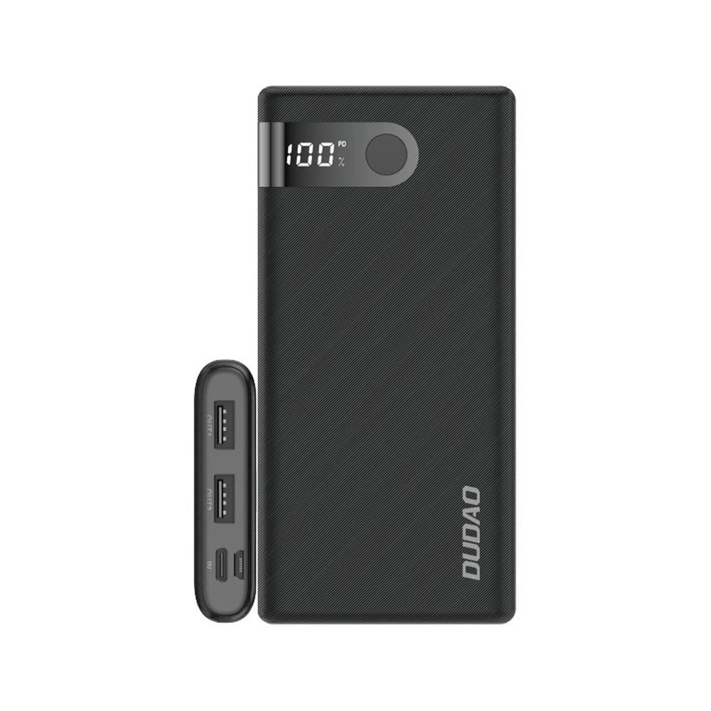 Powerbank 10000mAh med 2xUSB og 1xUSB-C