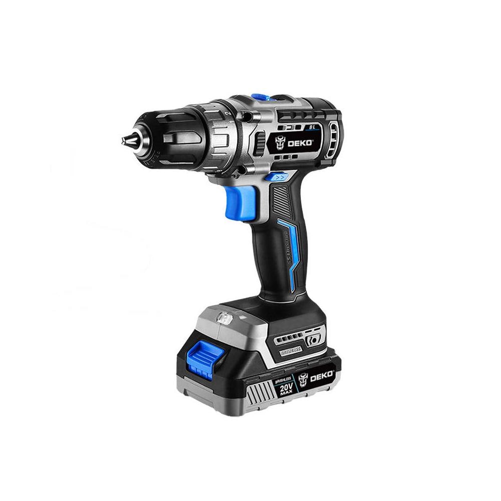 Deko Tools DKBL20DU3-H boremaskine med børsteløs motor
