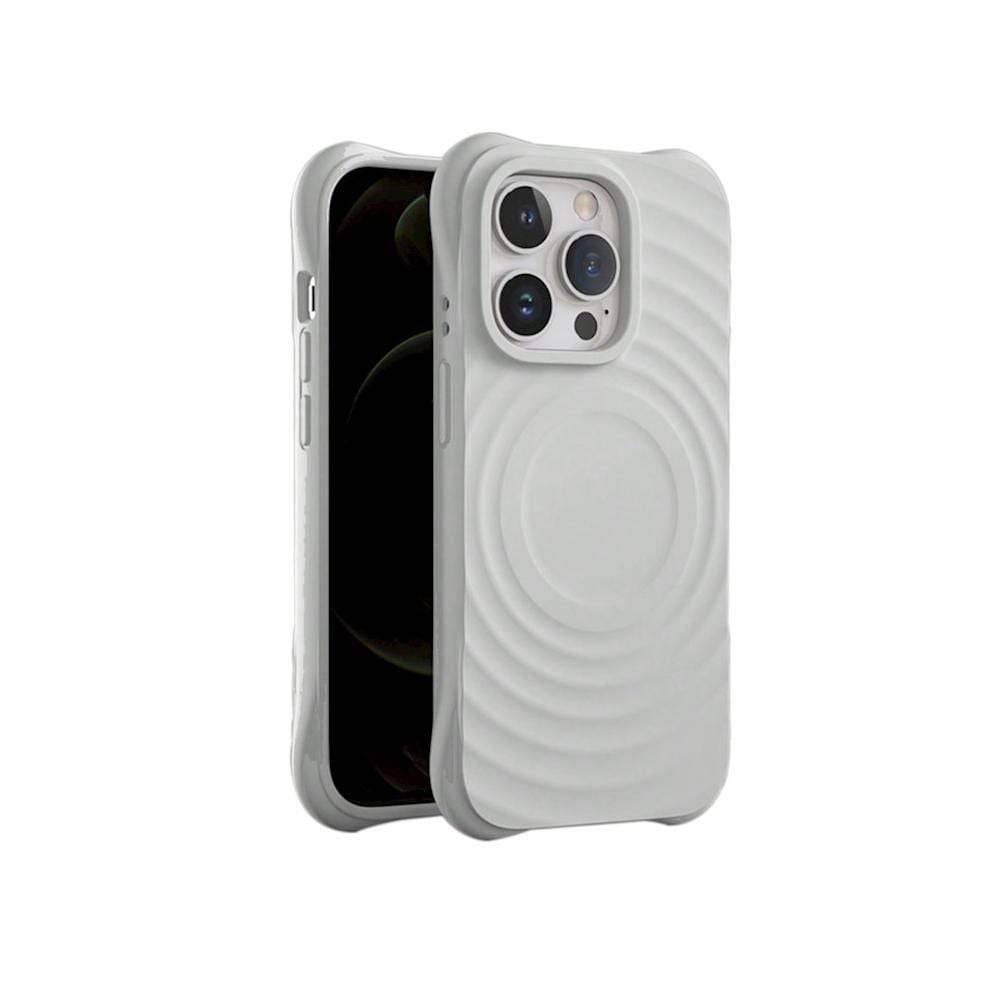 Circle Mag Back Cover til iPhone 15 Pro 6,1" - Grå