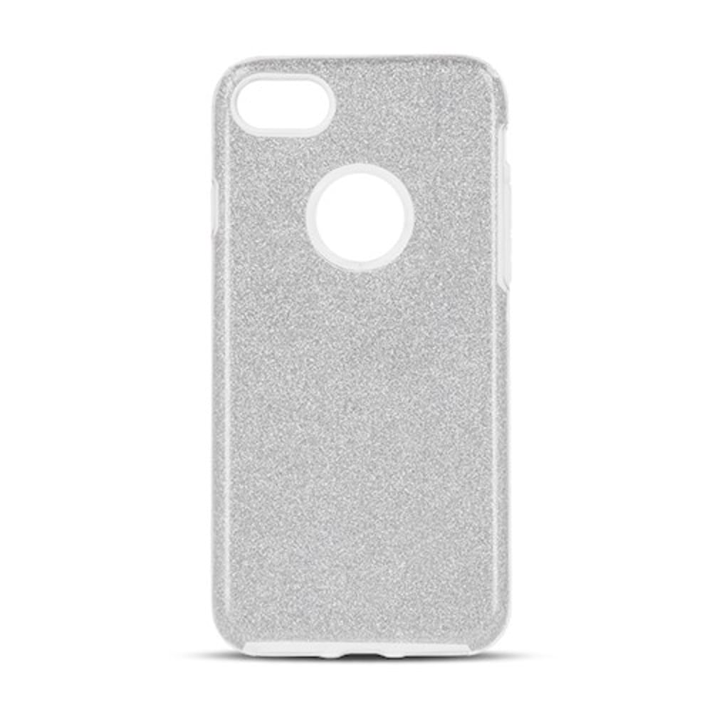 Glitrende etui til iPhone 16 Plus - Sølv
