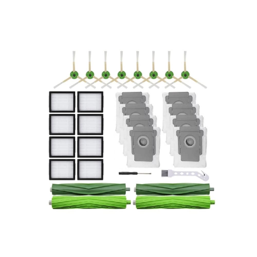 Børster, filtre og poser til iRobot Roomba i7 / i7+ / E5 / E6 - 28 stk