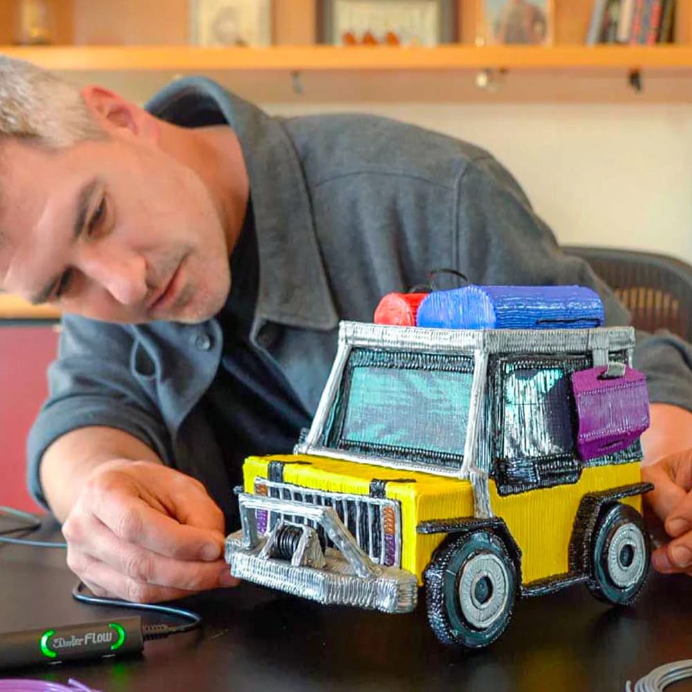 3Doodler Flow 3D-penne-sæt med 8 farver og justerbar flowhastighed