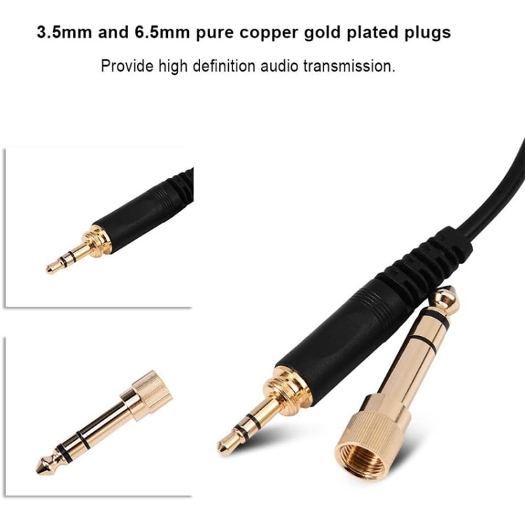 Lydkabel til Sennheiser HD25 / HD560 / HD540 / HD430 / HD250