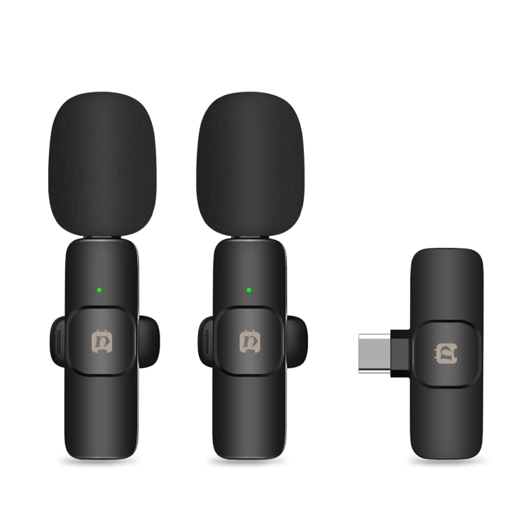 Puluz trådløse lavalier-mikrofoner med USB-C-modtager