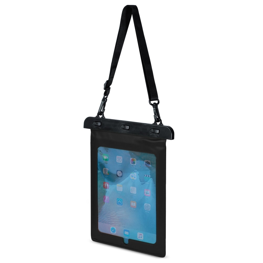 Vandtæt etui til tablet - Sort