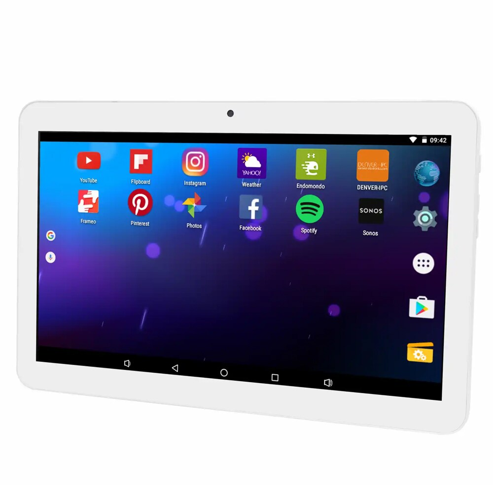 Denver TAQ-10423L 10,1" tablet med 4G og Android 8.1 GO - Hvid