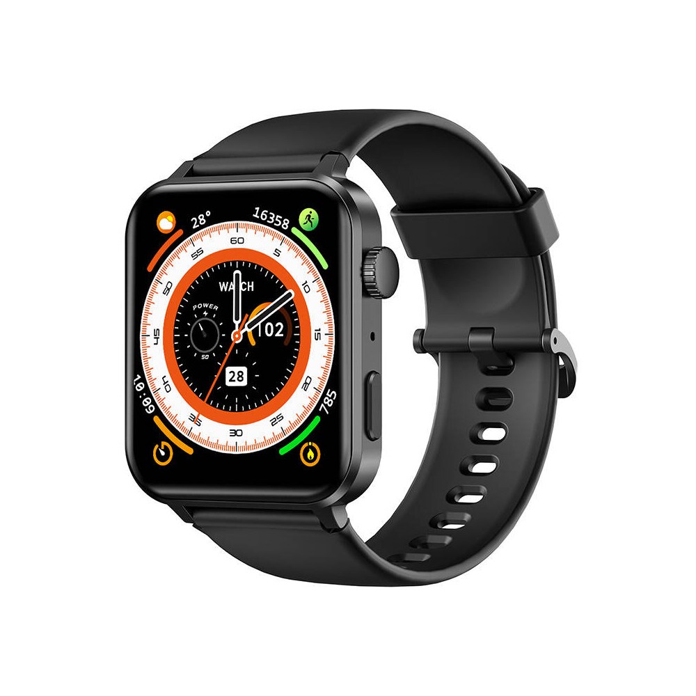 Blackview R30Pro Smartwatch med 1,85 tommer skærm og Bluetooth - Sort