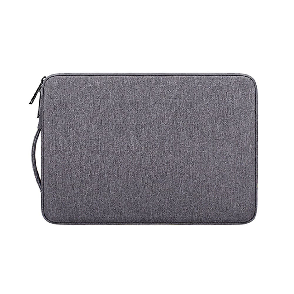 14,1" vandafvisende laptop-taske i oxford-stof og polyester - grå