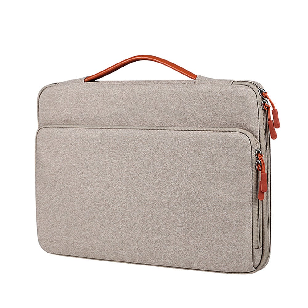 Vandafvisende polyestertaske til bærbar computer, 13,3" - beige