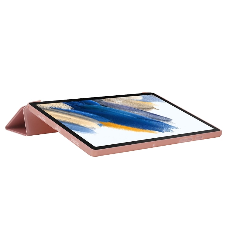 Trifold-etui til Samsung Galaxy Tab A8 10,5" 2021 - Rosaguld