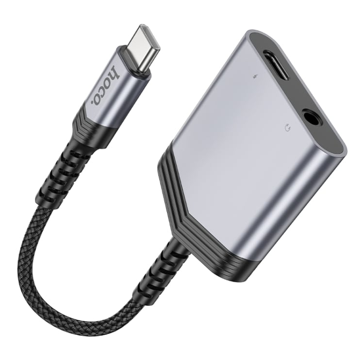 USB-C-adapter 1xUSB-C til 1XUSB-C og 3,5 mm-stik