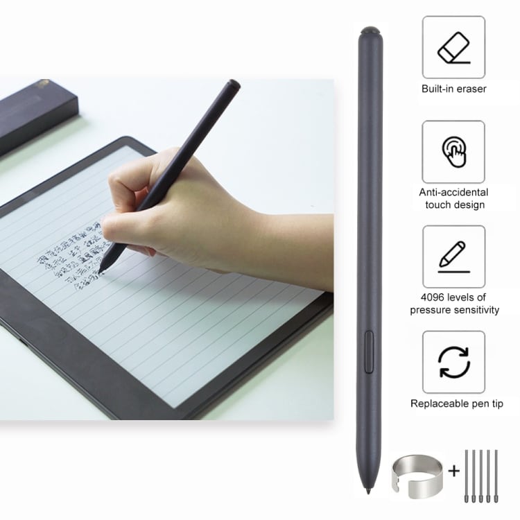 Trykfølsom styluspen med høj præcision til Samsung Tab - Sort