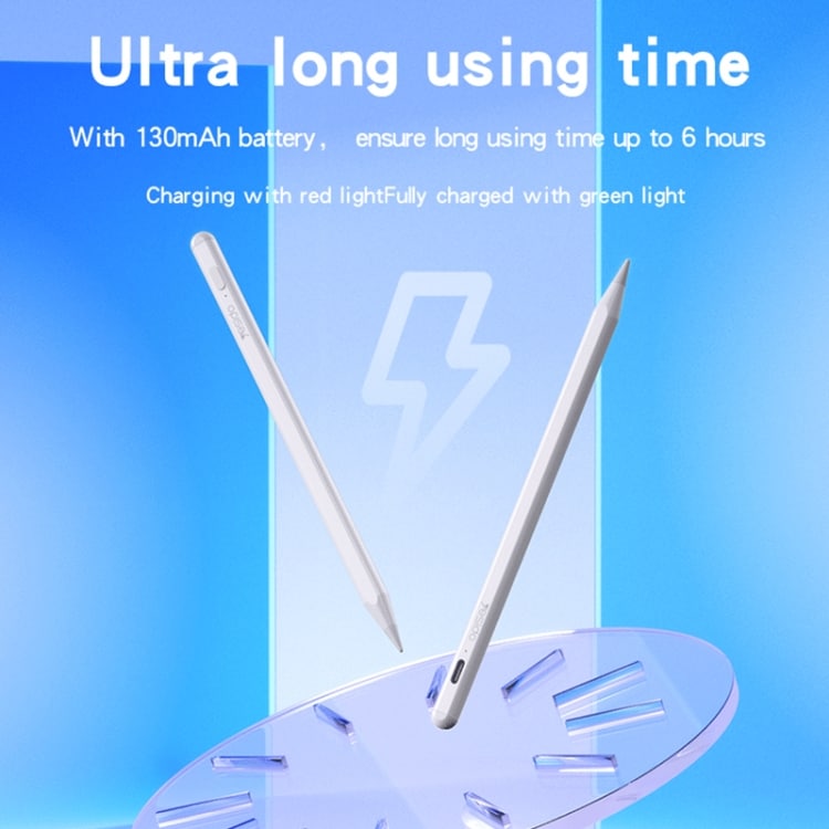 Magetic Universal Stylus Pen med lang batterilevetid - Hvid