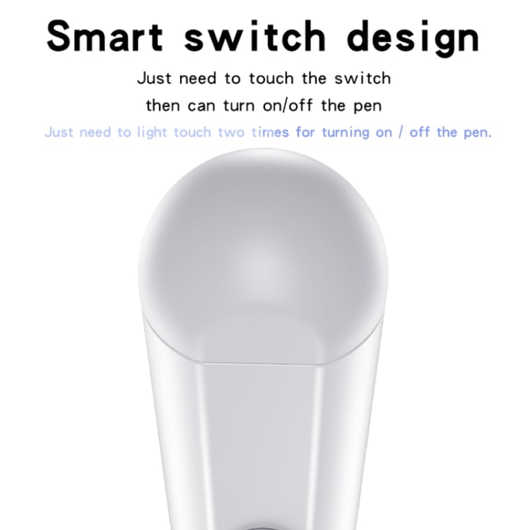 Magetic Universal Stylus Pen med lang batterilevetid - Hvid