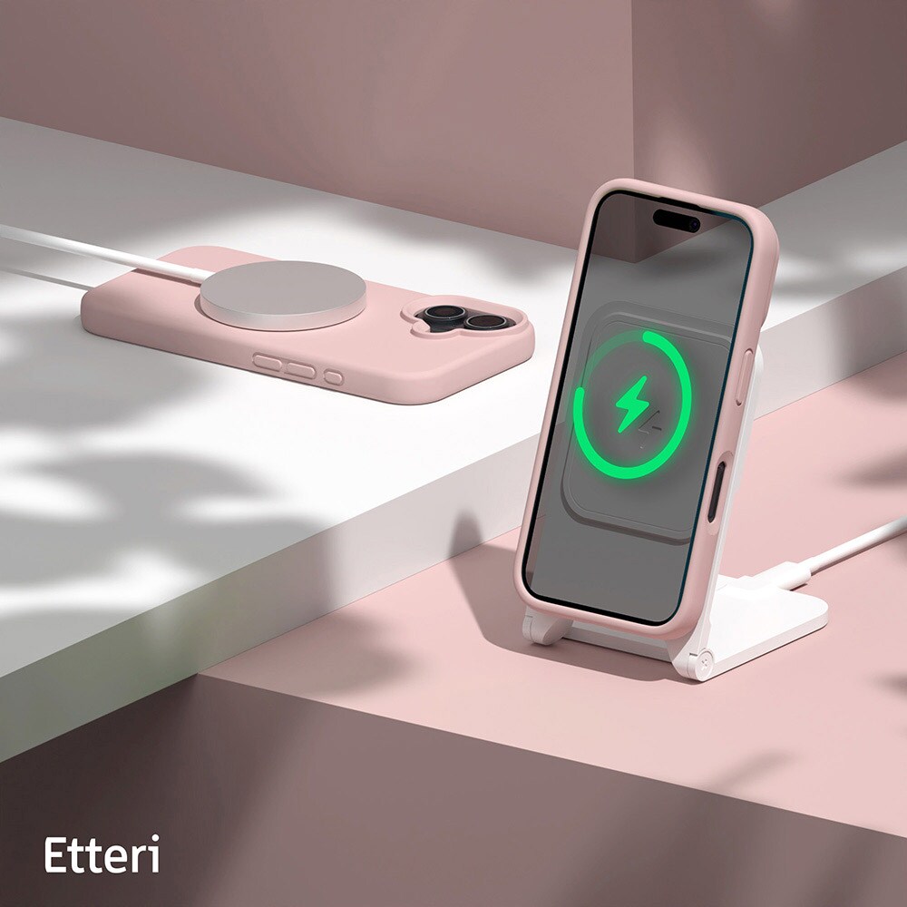 Etteri Silikoneskal til iPhone 16 - Pink