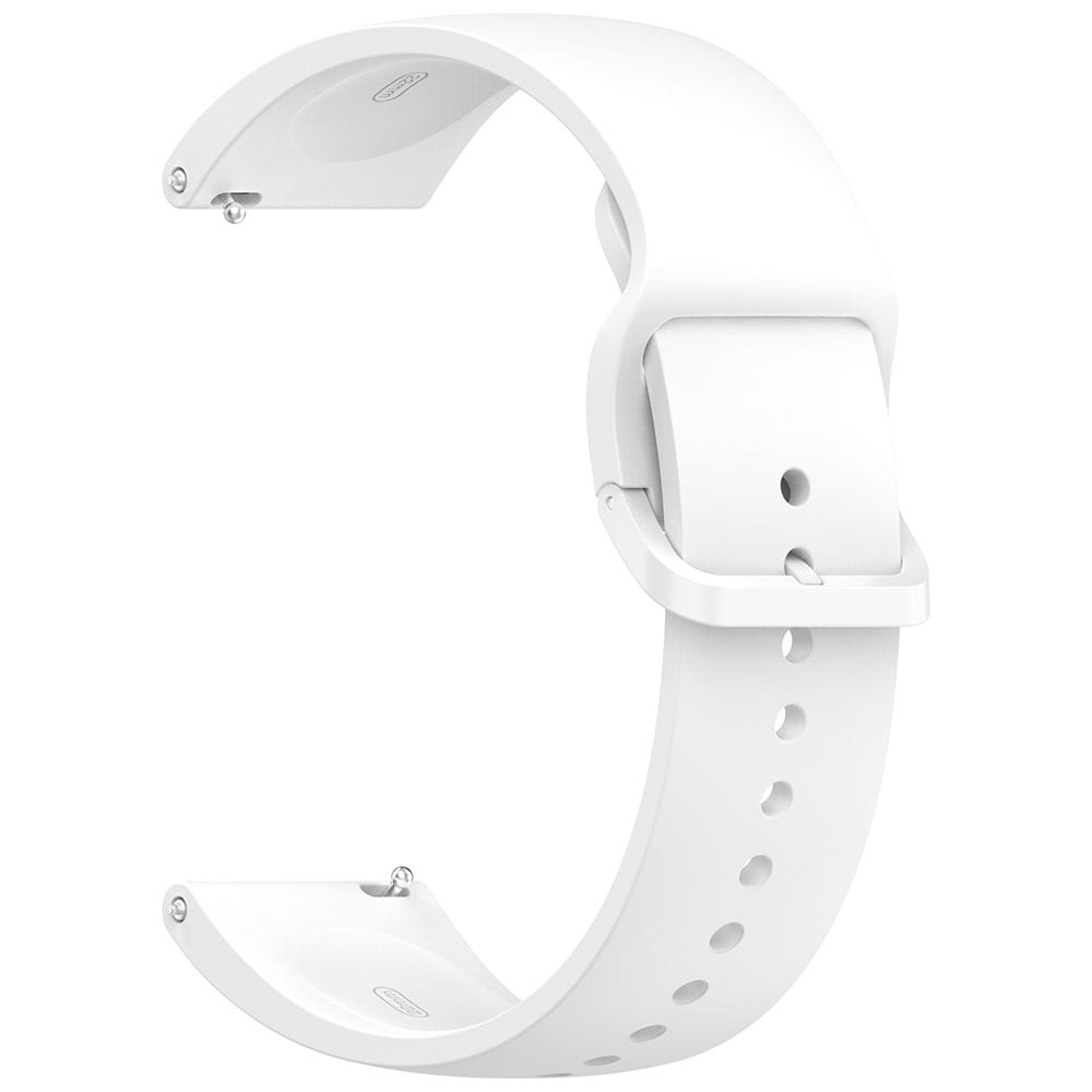 Silikonearmbånd til Xiaomi Redmi Watch 5 Lite/Active - Hvid