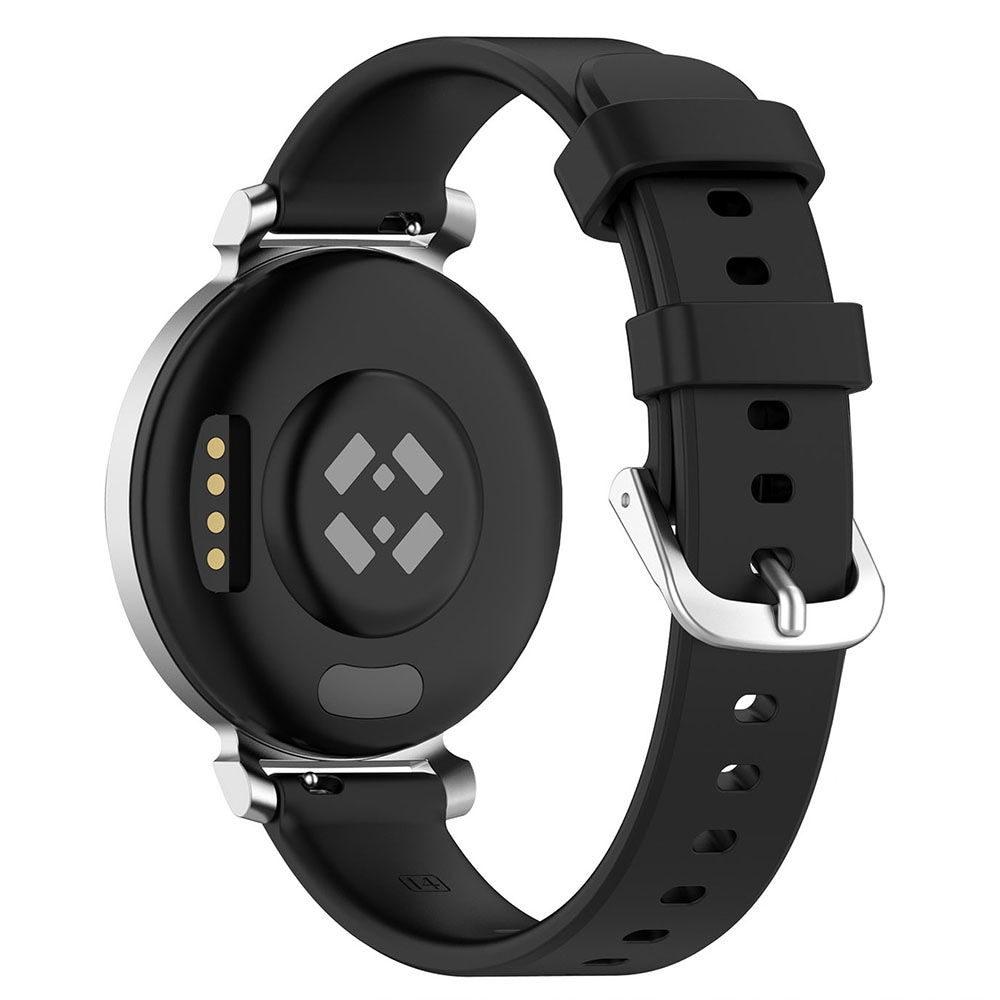 Silikonearmbånd til Garmin Lily 2 / Lily 2 Active - Sort