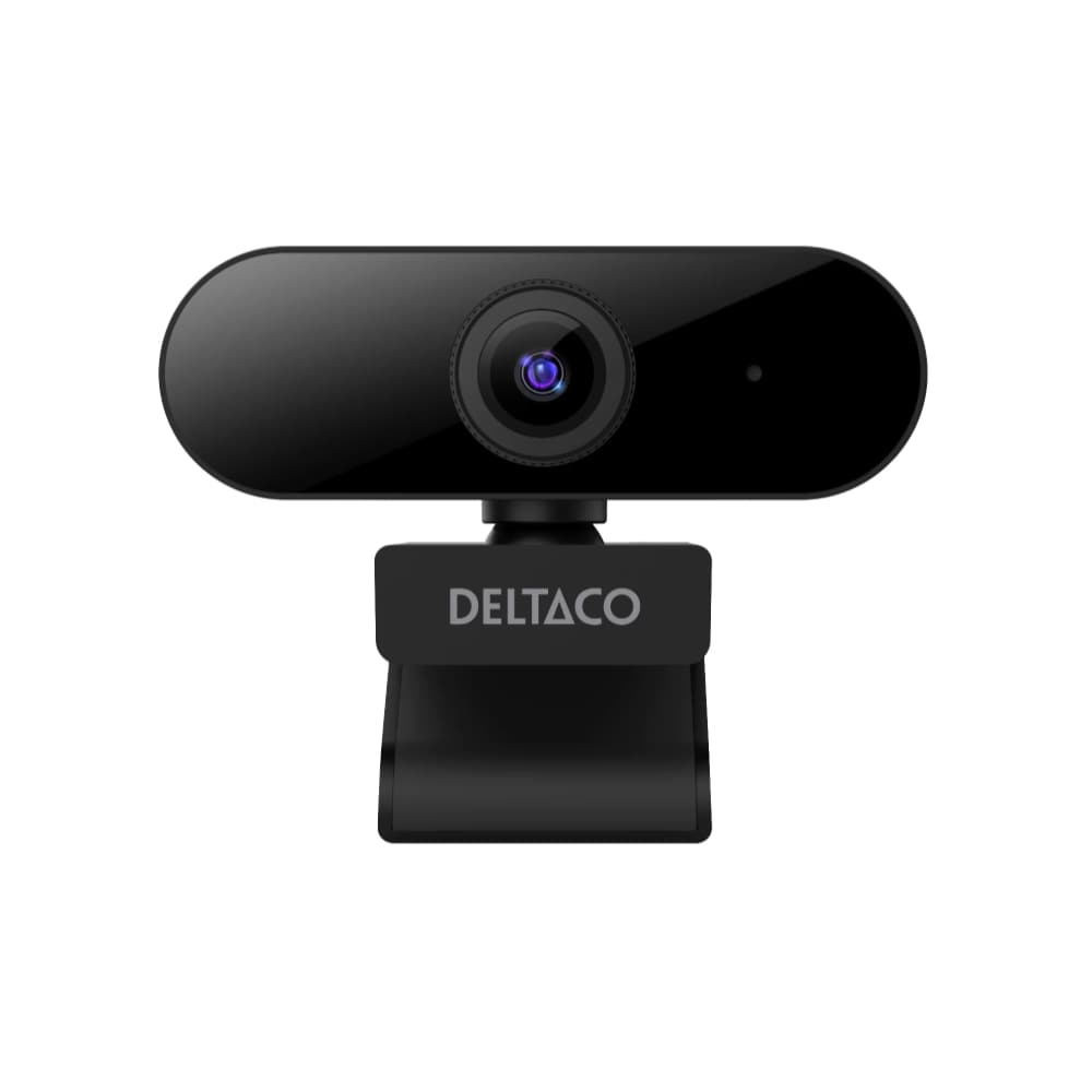 Deltaco Webcam Full HD 1080P 2MP med indbygget mikrofon