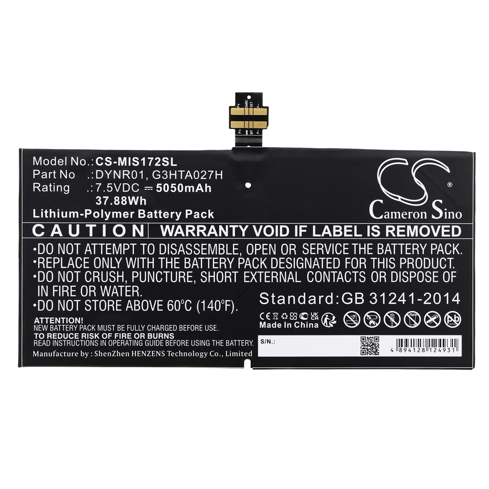 Batteri til Microsoft Surface Pro 4