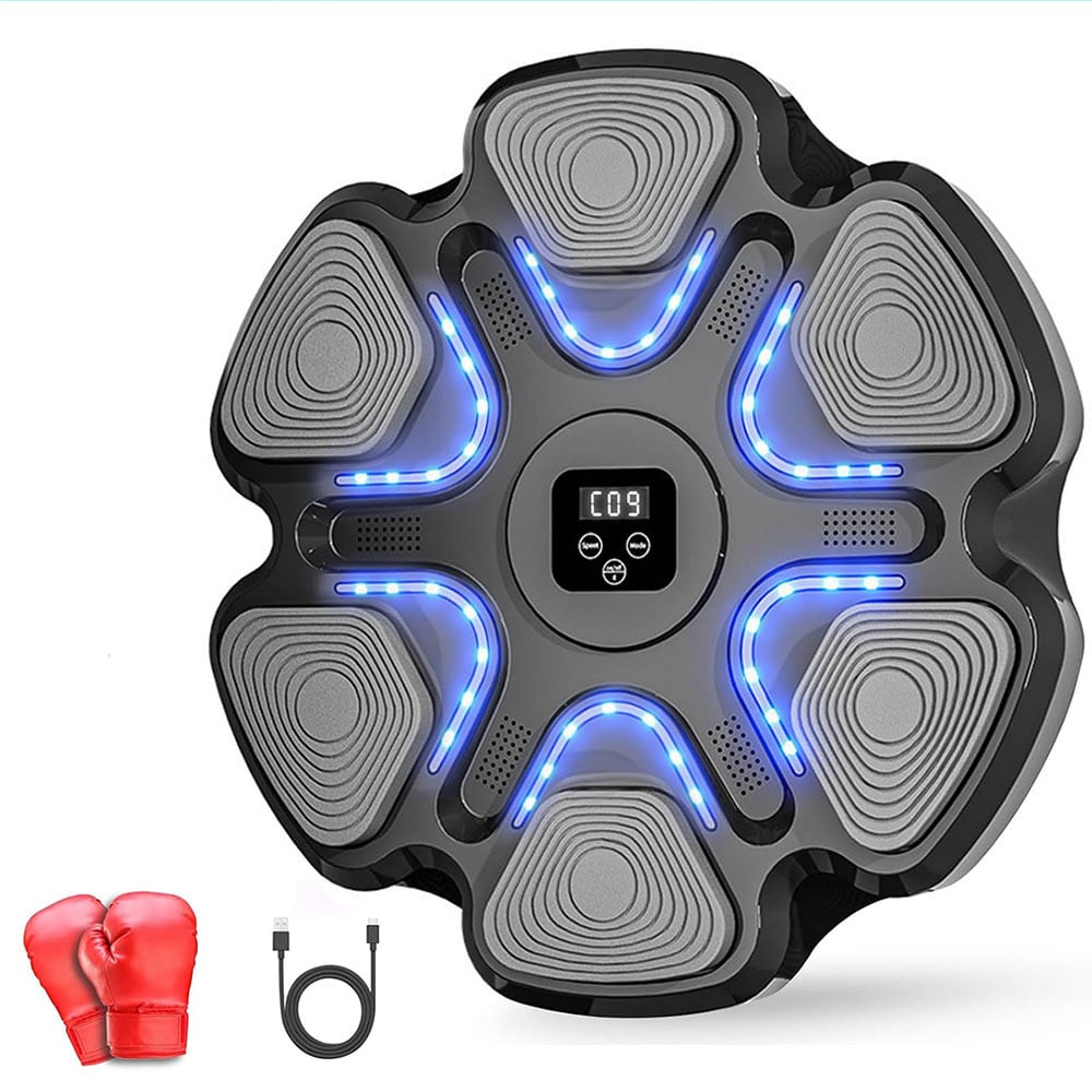 Interaktiv boksemaskine med Bluetooth og registrering af slag