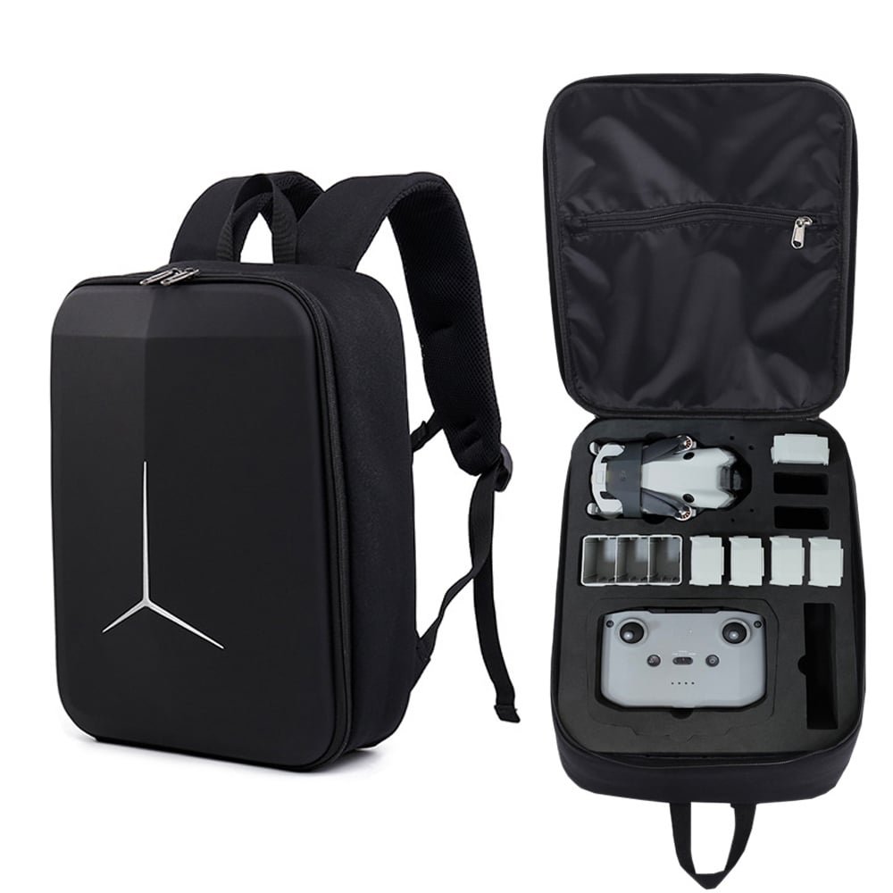 Rygsæk til DJI Mini 4 Pro med stor kapacitet og EVA-beskyttelse - Svart