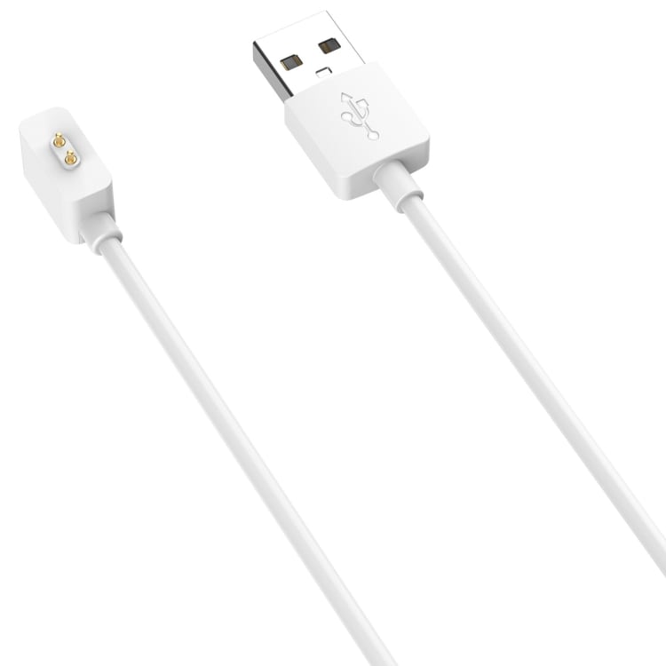 Magnetisk opladningskabel til Xiaomi Smart Band 9 Pro / 9 Active - Hvid